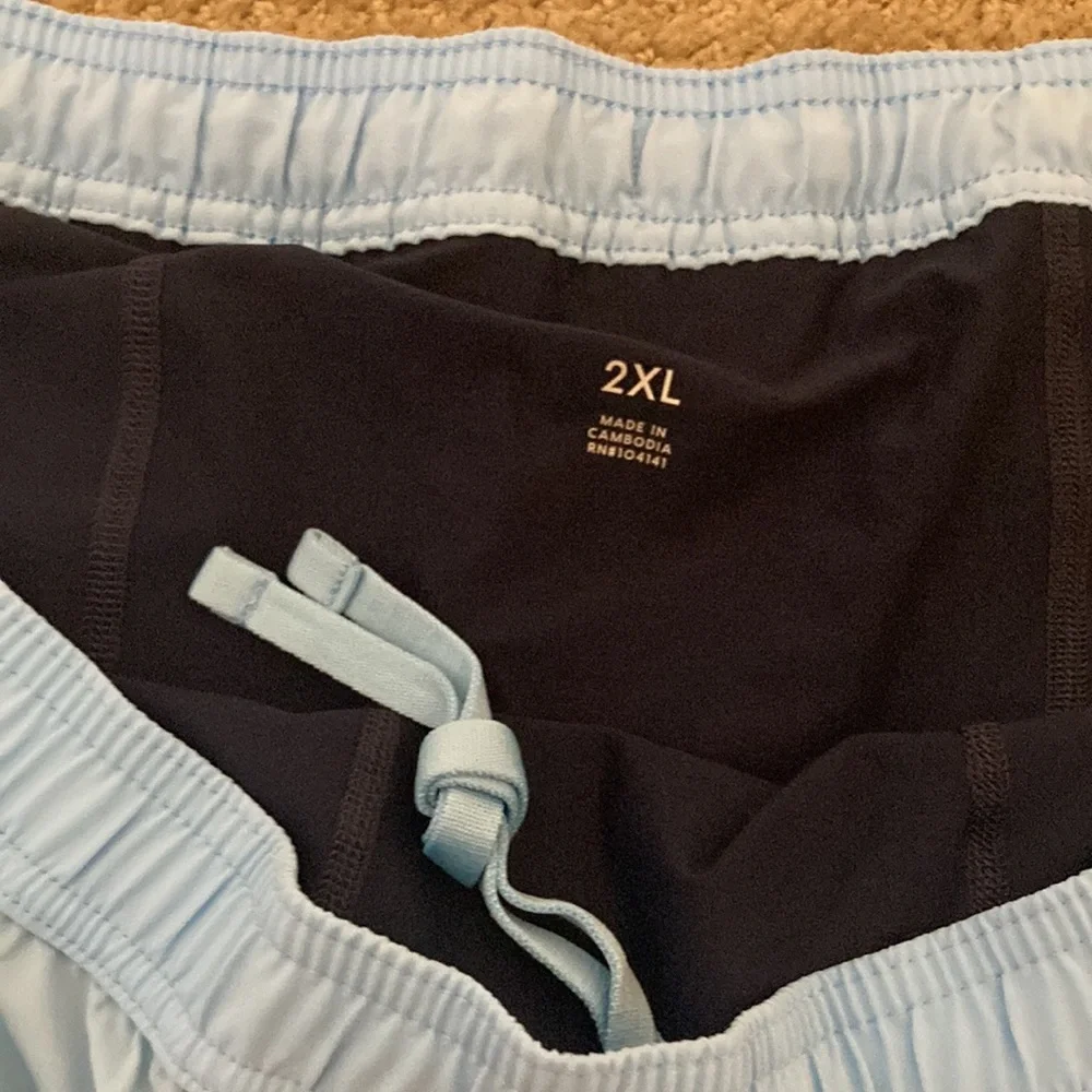 NWT DSG BLUE AGILITY 2 IN 1 SHORT MENS